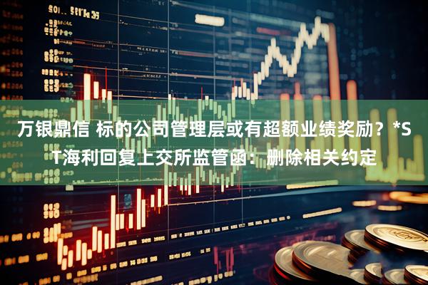 万银鼎信 标的公司管理层或有超额业绩奖励？*ST海利回复上交所监管函：删除相关约定